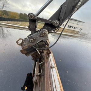 foto 14t bagr kladivo vidle 4lopaty Mecalac 714