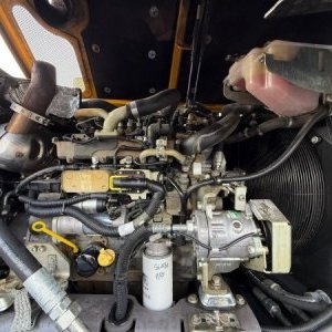 foto 14t bagr kladivo vidle 4lopaty Mecalac 714